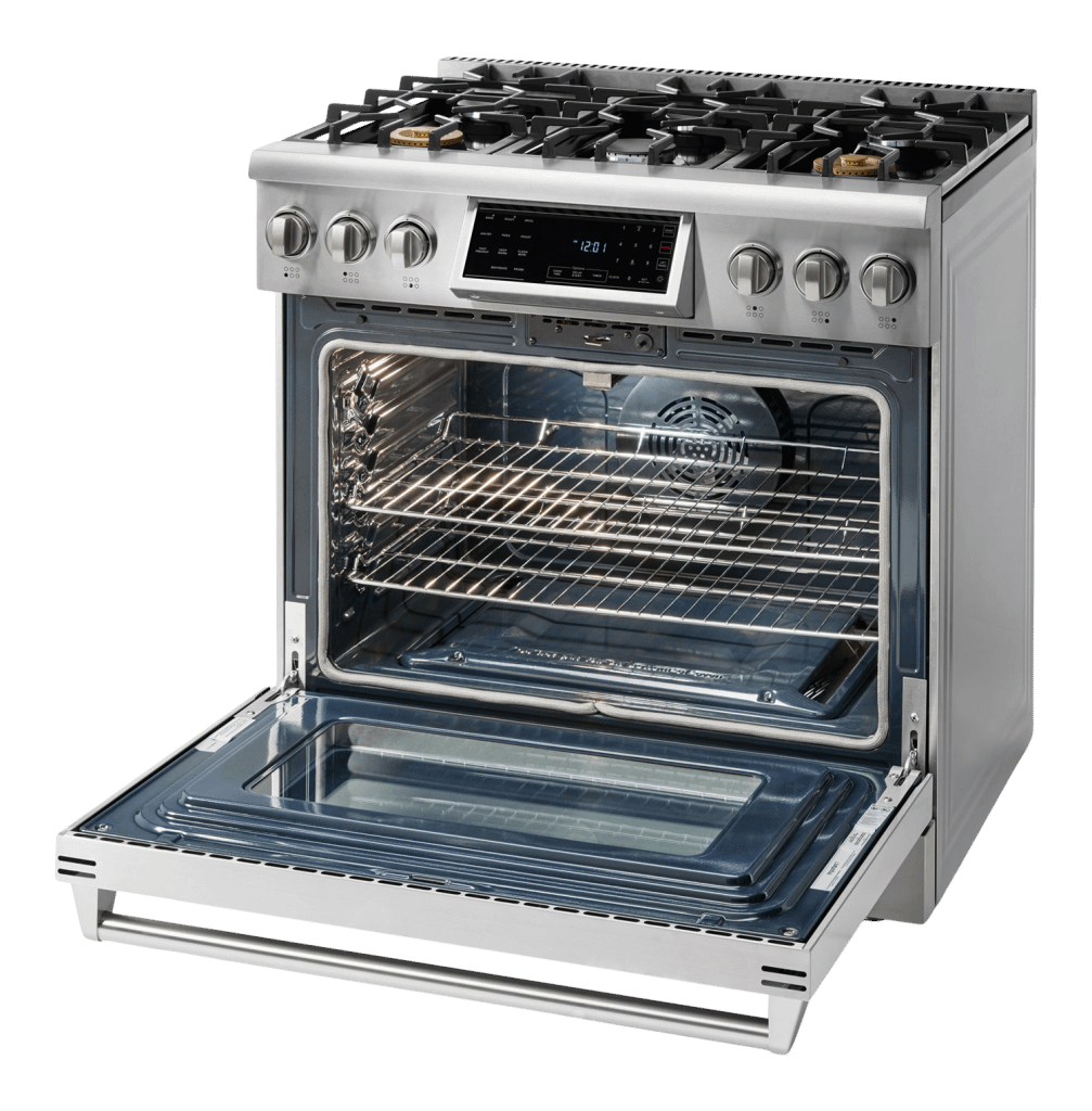 Thor Kitchen 36-inch Tilt Panel Gas Range - Professional - Model Trg3601 - (TRG3601)