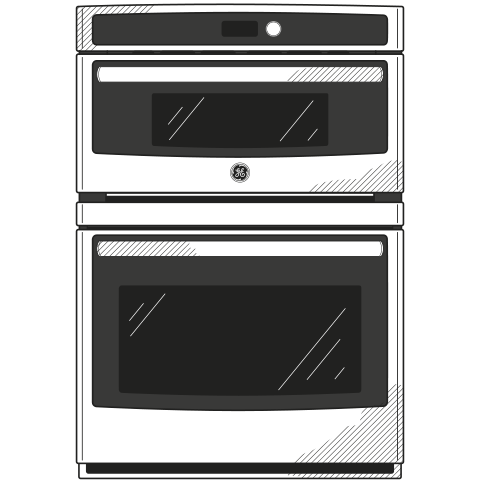 GE Profile(TM) 30 in. Combination Double Wall Oven with Convection and Advantium(R) Technology - (PT9800SHSS)