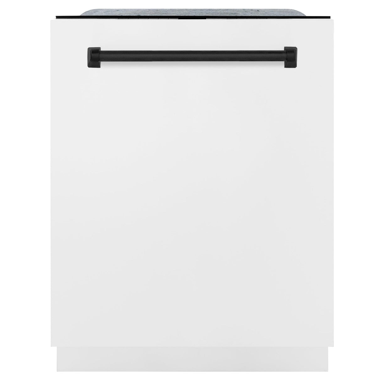 ZLINE Autograph Edition 24" 3rd Rack Top Touch Control Tall Tub Dishwasher in White Matte with Accent Handle, 51dBa (DWMTZ-WM-24) [Color: Matte Black] - (DWMTZWM24MB)