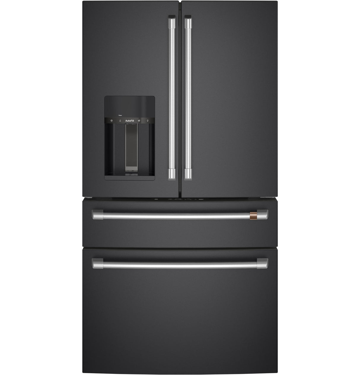 Caf(eback)(TM) ENERGY STAR(R) 22.3 Cu. Ft. Smart Counter-Depth 4-Door French-Door Refrigerator - (CXE22DP3PD1)