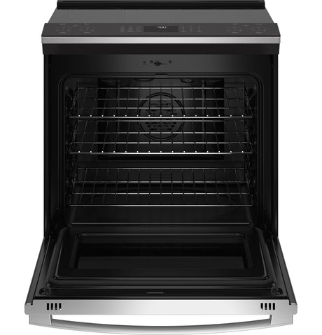 GE Profile(TM) 30" Smart Slide-In Fingerprint Resistant Front-Control Induction and Convection Range with No Preheat Air Fry - (PHS930YPFS)