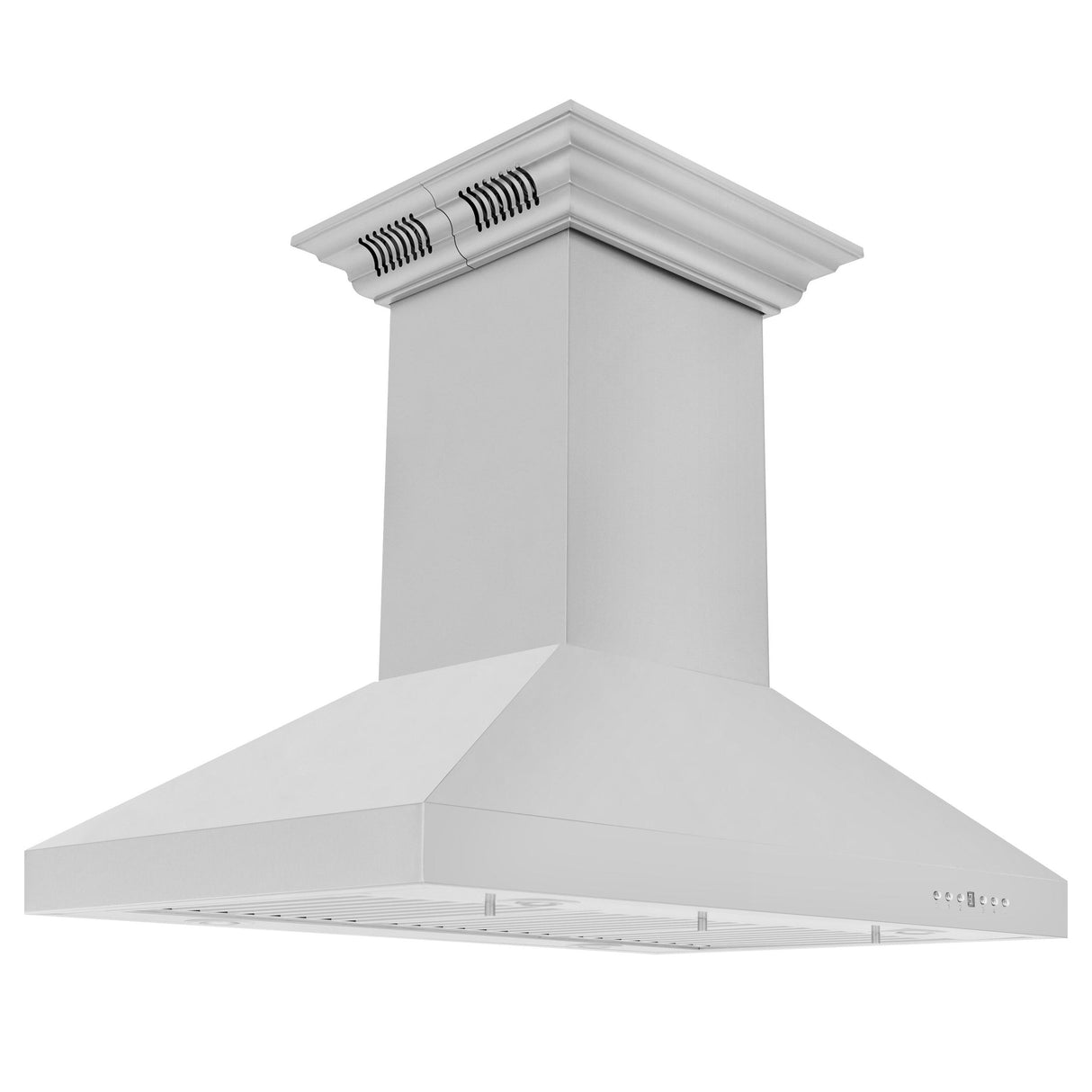 ZLINE Island Mount Range Hood in Stainless Steel with Built-in ZLINE CrownSound Bluetooth Speakers (KL3iCRN-BT) - (KL3ICRNBT48)