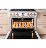 Caf(eback)(TM) 36" Smart All-Gas Commercial-Style Range with 6 Burners (Natural Gas) - (CGY366P2TS1)