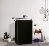 Danby Designer 4.4 cu. ft. Compact Fridge in Black - (DAR044A4BDD)