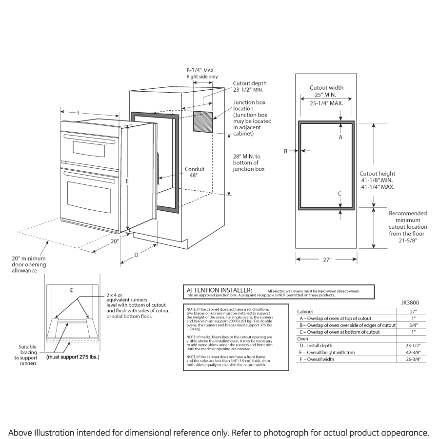 GE Profile(TM) 27" Built-In Combination Convection Microwave/Convection Wall Oven - (PK7800SKSS)