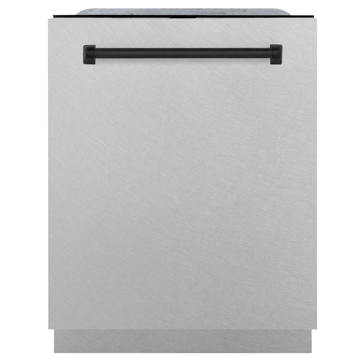 ZLINE Autograph Edition 24" 3rd Rack Top Touch Control Tall Tub Dishwasher in DuraSnow Stainless Steel with Accent Handle, 45dBa (DWMTZ-SN-24) [Color: Matte Black] - (DWMTZSN24MB)