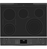 GE Profile(TM) 30" Smart Slide-In Electric Convection Fingerprint Resistant Range with No Preheat Air Fry - (PSS93YPFS)