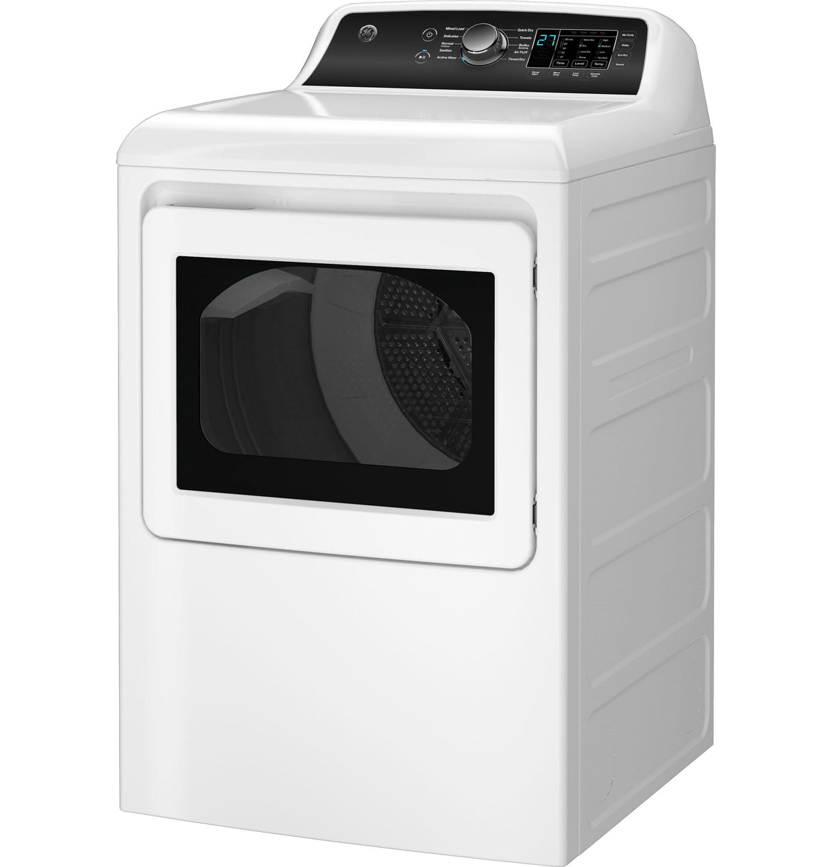 GE(R) 7.4 cu. ft. Capacity Gas&#x00A0;Dryer with Up To 120 ft. Venting&#x00A0;and&#x00A0;Sensor Dry - (GTD58GBSVWS)