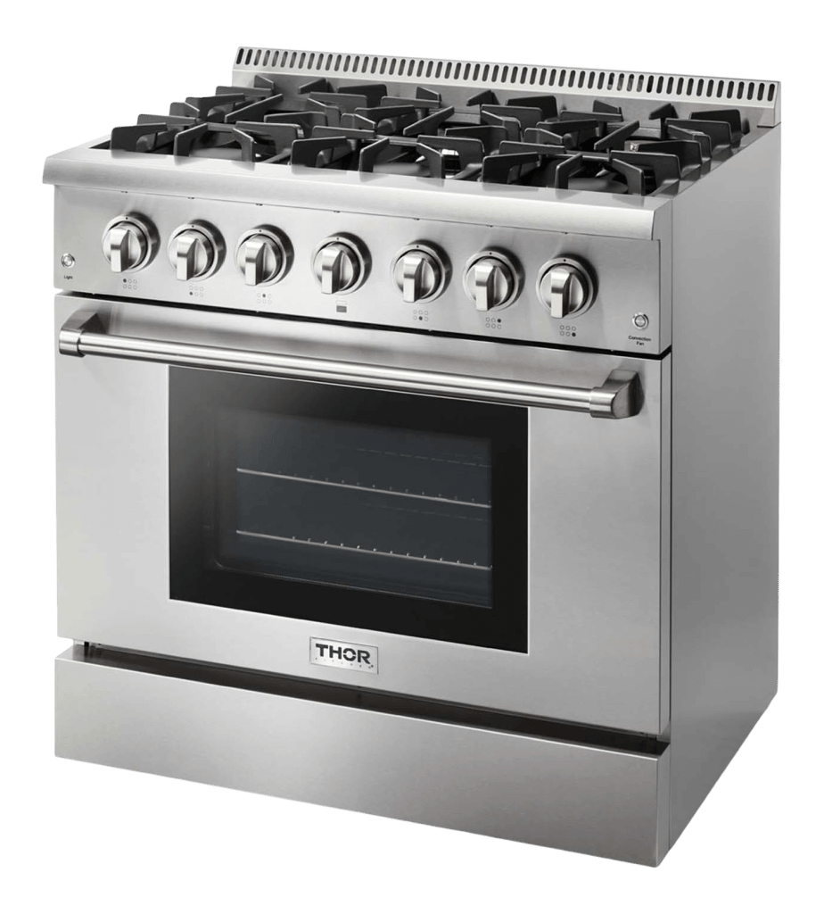 Thor Kitchen 36-inch Dual Fuel Range - Professional - Hrd3606u - (HRD3606U)