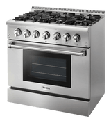 Thor Kitchen 36-inch Dual Fuel Range - Professional - Hrd3606u - (HRD3606U)