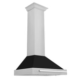 ZLINE 30 in. Convertible Stainless Steel Range Hood with Stainless Steel Handle (KB4STX-30) [Color: Black Matte] - (KB4STXBLM30)