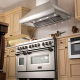 ZLINE Wall Mount Range Hood in Stainless Steel - Includes Remote Blower Options (687-RD/RS) - (687RS36400)