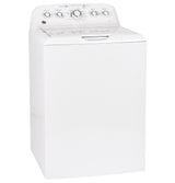 GE(R) 4.5 cu. ft. Capacity Washer with Stainless Steel Basket - (GTW465ASNWW)