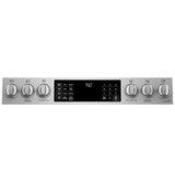 Caf(eback)(TM) 30" Smart Slide-In, Front-Control, Gas Double-Oven Range with Convection - (CGS750P2MS1)