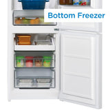 Danby 10 cu. ft. Bottom Mount Apartment Size Fridge in White - (DBMF100B1WDB)