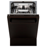 ZLINE 18" Tallac Series 3rd Rack Top Control Dishwasher with Traditional Handle, 51dBa [Color: Oil Rubbed Bronze] - (DWVORB18)