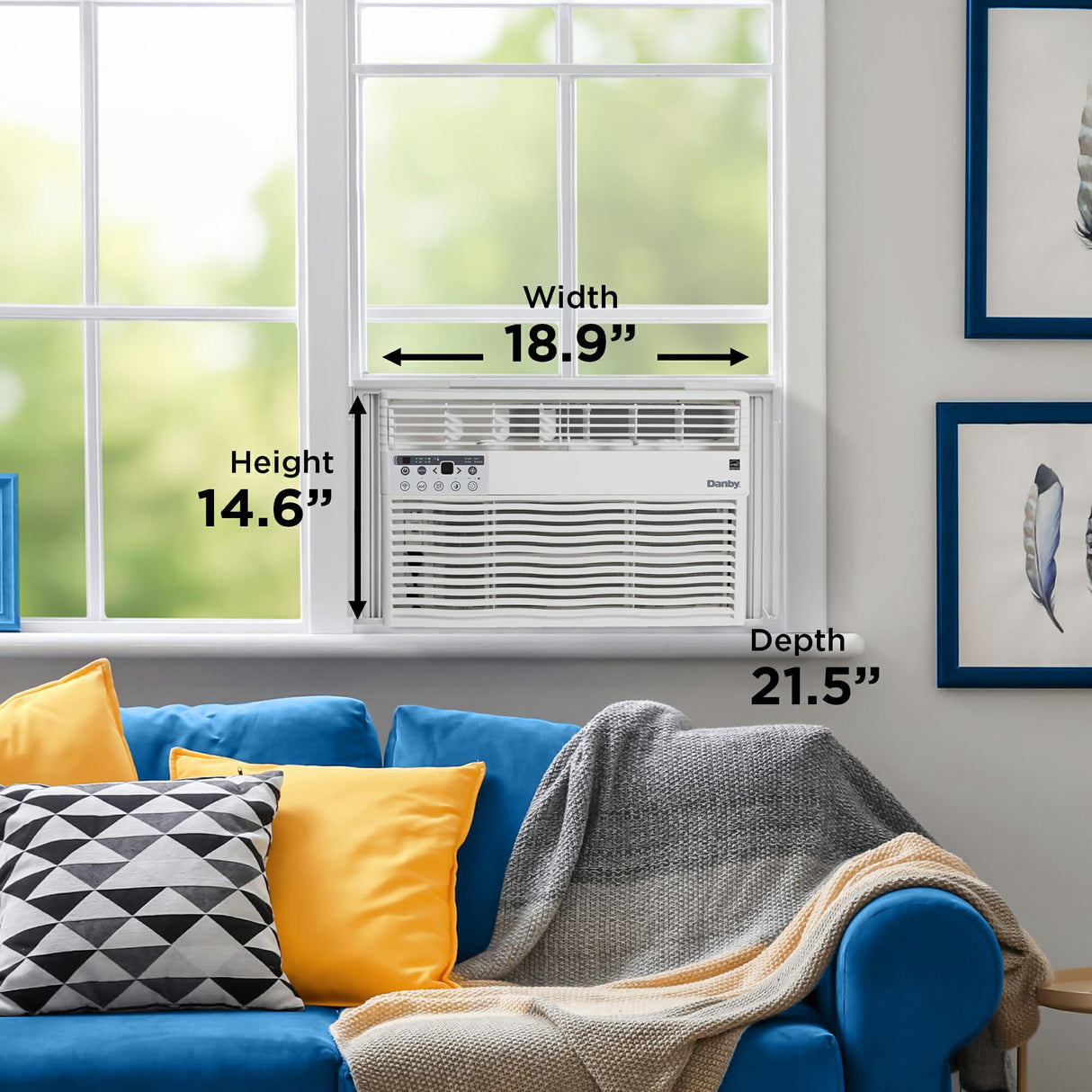 Danby 12,000 BTU Window AC in White - (DAC120EB8WDB)