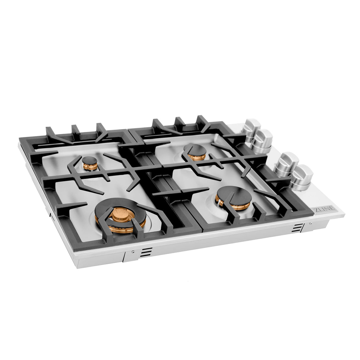 ZLINE 30" Gas Cooktop with 4 Gas Brass Burners (RC-BR-30) - (RCBR30)