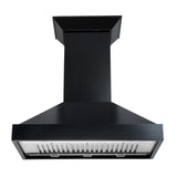 ZLINE Convertible Vent Wooden Wall Mount Range Hood in Black (KBCC) - (KBCC30)