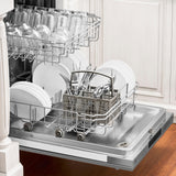 ZLINE 24 in. Top Control Dishwasher with Stainless Steel Tub and Traditional Style Handle, 52dBa (DW-24) [Color: Stainless Steel] - (DW304H24)