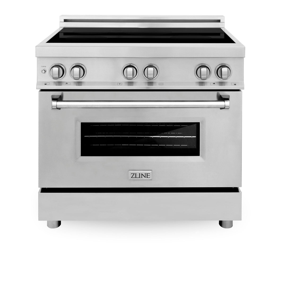 ZLINE 36" 4.6 cu. ft. Induction Range with a 5 Element Stove and Electric Oven in Stainless Steel (RAIND-36) [Color: Stainless Steel] - (RAIND36)