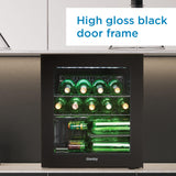 Danby 16 Bottle Free-Standing Wine Cooler in Black - (DWC018A1BDB)