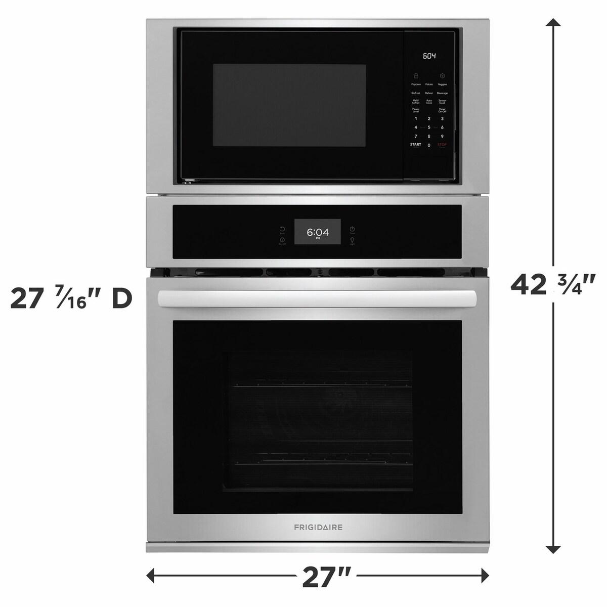 Frigidaire 27" Electric Wall Oven and Microwave Combination - (FCWM2727AS)