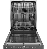 GE(R) ENERGY STAR(R) Fingerprint Resistant Top Control with Stainless Steel Interior Dishwasher with Sanitize Cycle - (GDP670SYVFS)