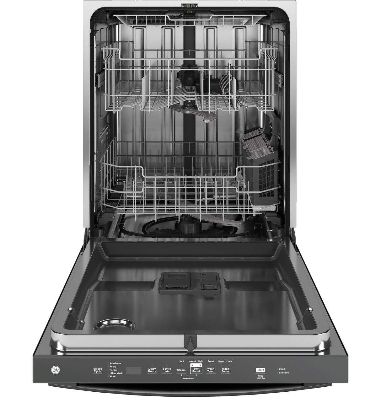 GE(R) ENERGY STAR(R) Top Control with Stainless Steel Interior Dishwasher with Sanitize Cycle - (GDT670SFVDS)