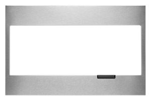 Built-In Low Profile Microwave Standard Trim Kit with Pocket Handle, Stainless Steel - (W11451313)
