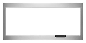 Built-In Low Profile Microwave Slim Trim Kit with Pocket Handle, Stainless Steel - (W11451314)