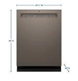 GE(R) ENERGY STAR(R) Front Control with Stainless Steel Interior Dishwasher with Sanitize Cycle - (GDF650SMVES)