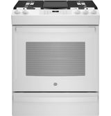 GE(R) 30" Slide-In Front-Control Convection Gas Range with No Preheat Air Fry - (JGS760DPWW)