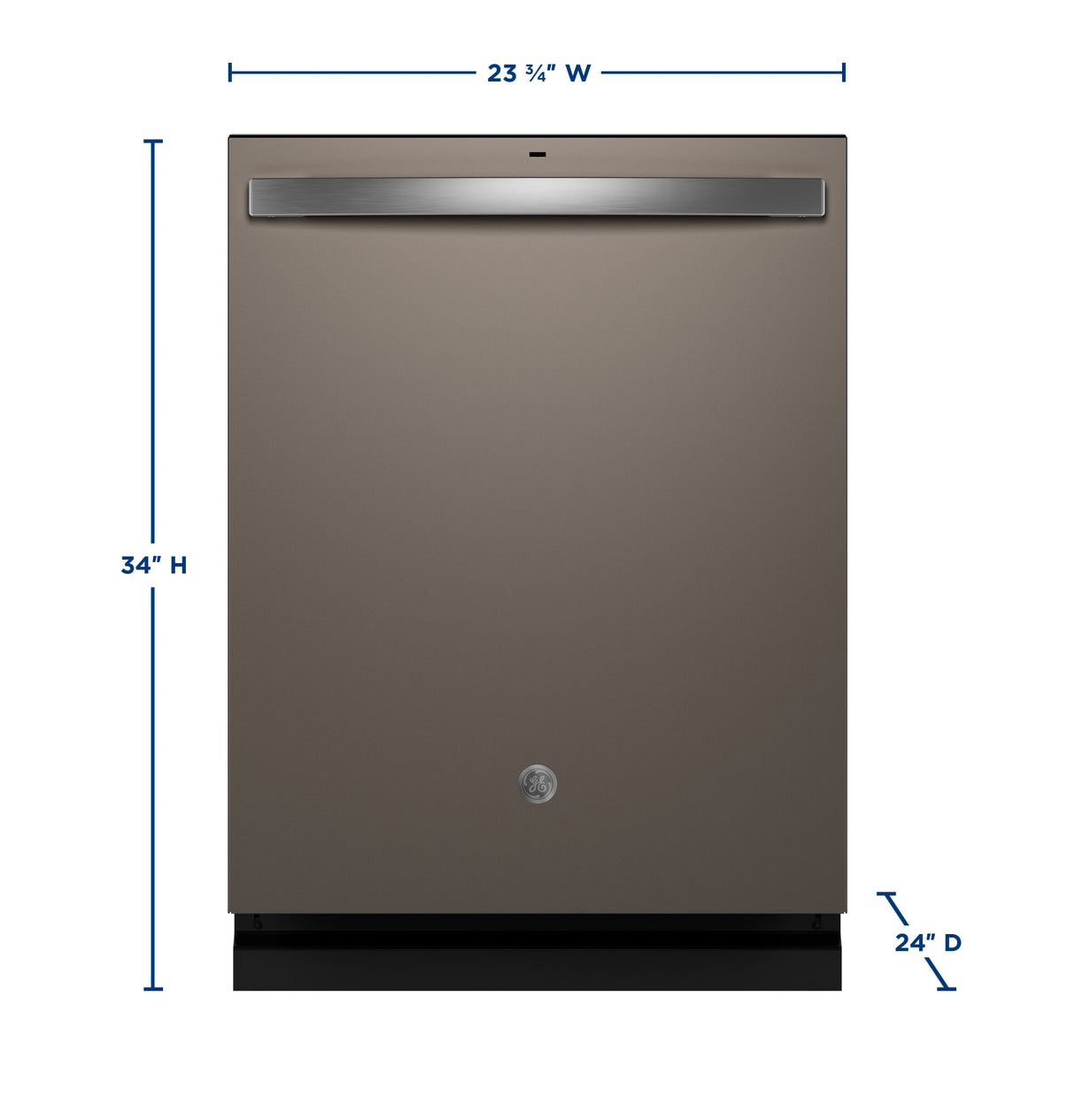 GE(R) ENERGY STAR(R) Top Control with Stainless Steel Interior Dishwasher with Sanitize Cycle - (GDT670SMVES)