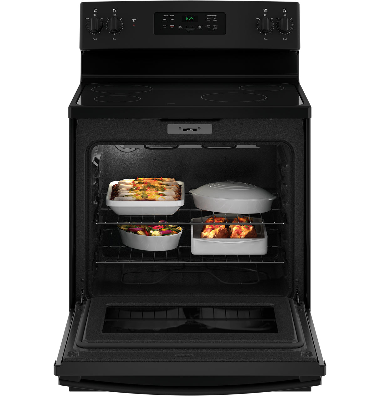 GE(R) 30" Free-Standing Electric Range - (JB625DKBB)