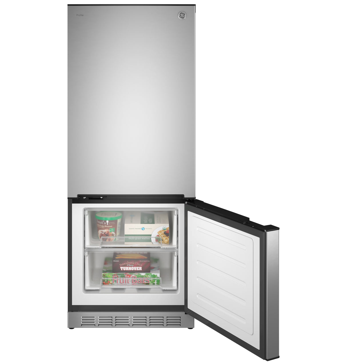 GE Profile(TM) 10.0 cu. ft. 12V DC Bottom Freezer Refrigerator - (PBV10RSTSS)