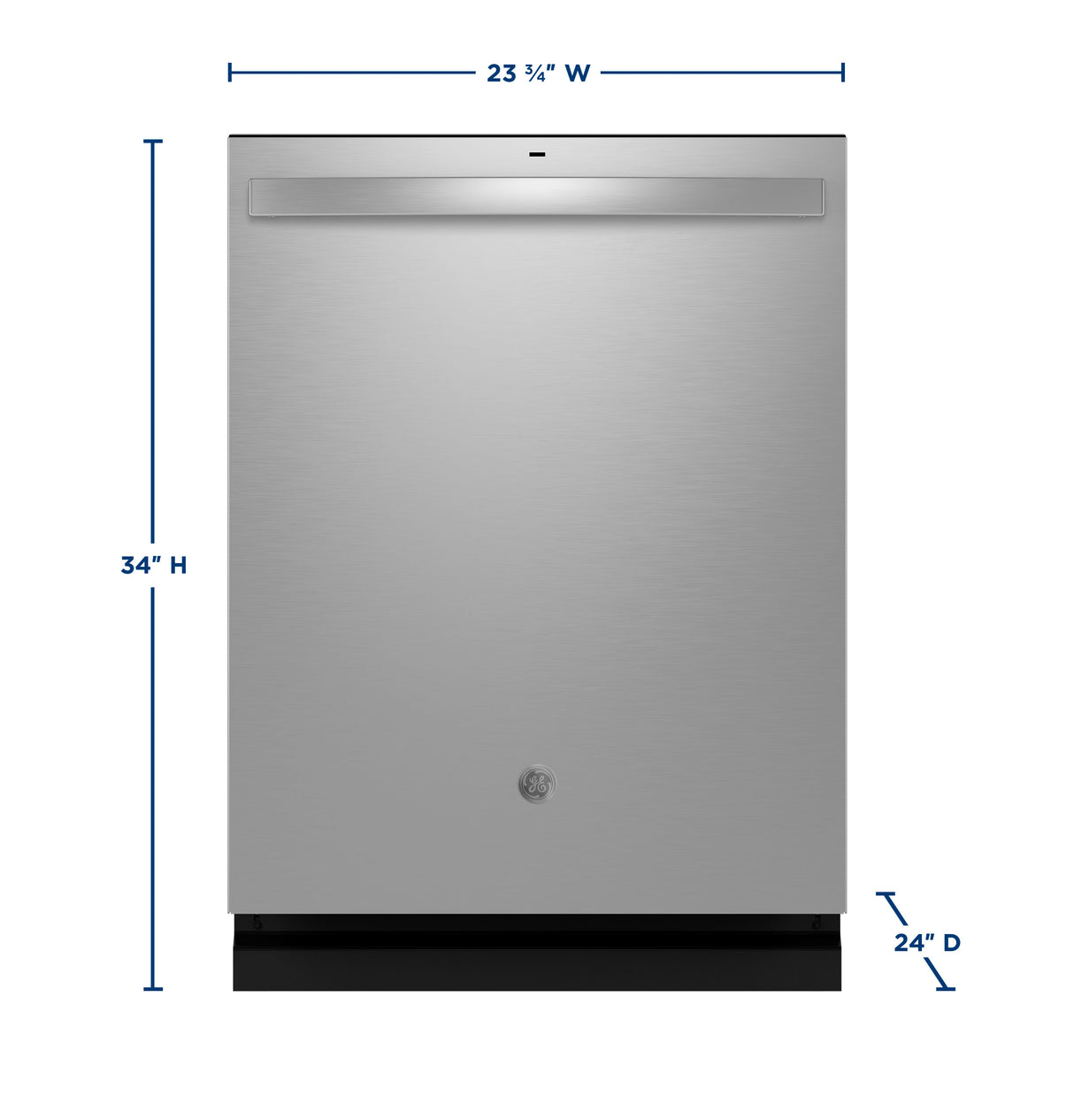 GE(R) ENERGY STAR(R) Top Control with Stainless Steel Interior Dishwasher with Sanitize Cycle - (GDT670SYVFS)