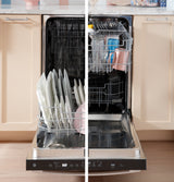 GE(R) ENERGY STAR(R) Top Control with Stainless Steel Interior Dishwasher with Sanitize Cycle - (GDP670SGVBB)