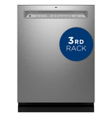 GE(R) ENERGY STAR(R) Front Control with Stainless Steel Interior Dishwasher with Sanitize Cycle - (GDF650SYVFS)