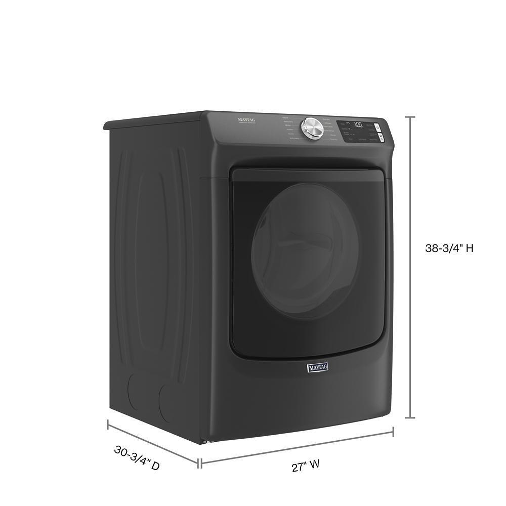 Front Load Electric Dryer with Extra Power and Quick Dry Cycle - 7.3 cu. ft. - (MED6630MBK)