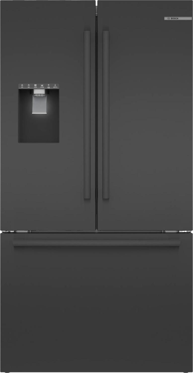 500 Series French Door Bottom Mount Refrigerator 36" Stainless steel (with anti-fingerprint), Black Stainless Steel - (B36FD50SNB)