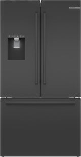 500 Series French Door Bottom Mount Refrigerator 36" Stainless steel (with anti-fingerprint), Black Stainless Steel - (B36FD50SNB)