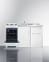 60" Wide All-in-one Kitchenette With Gas Range - (ACK60GASW)