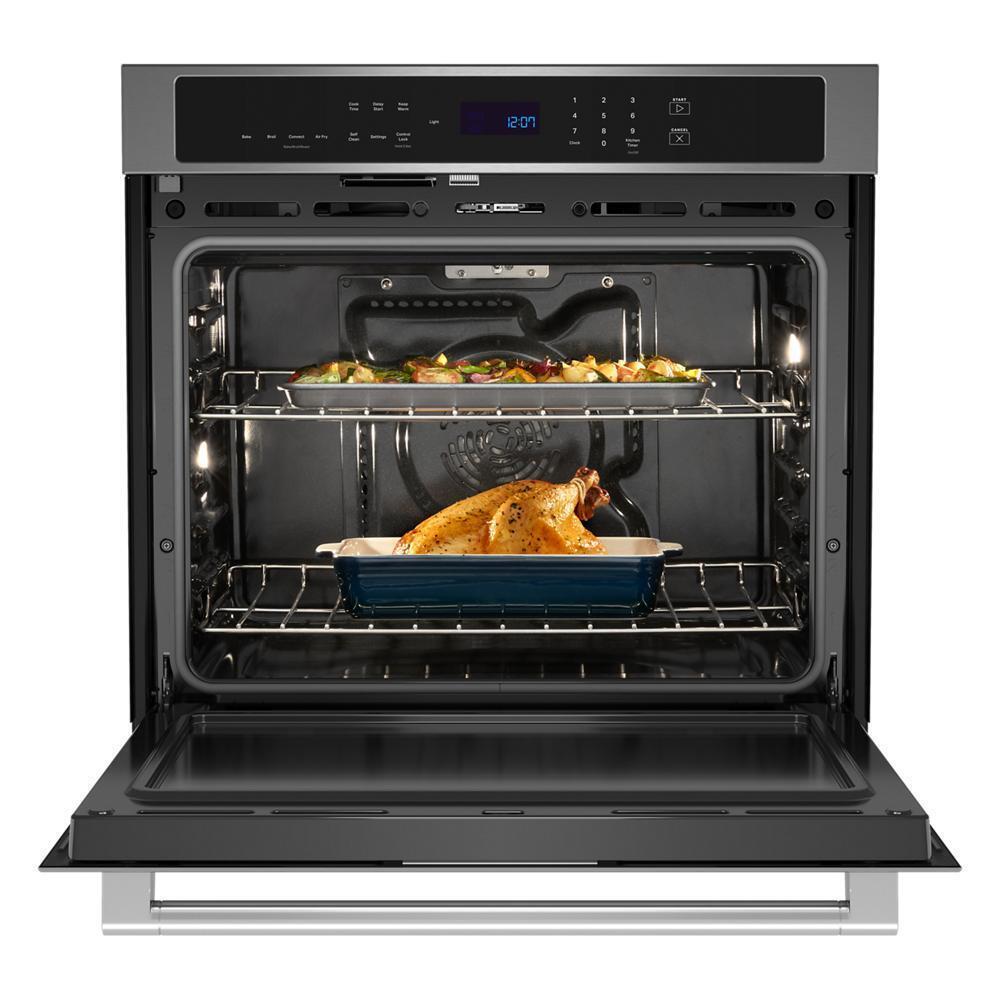 27-inch Single Wall Oven with Air Fry and Basket - 4.3 cu. ft. - (MOES6027LZ)