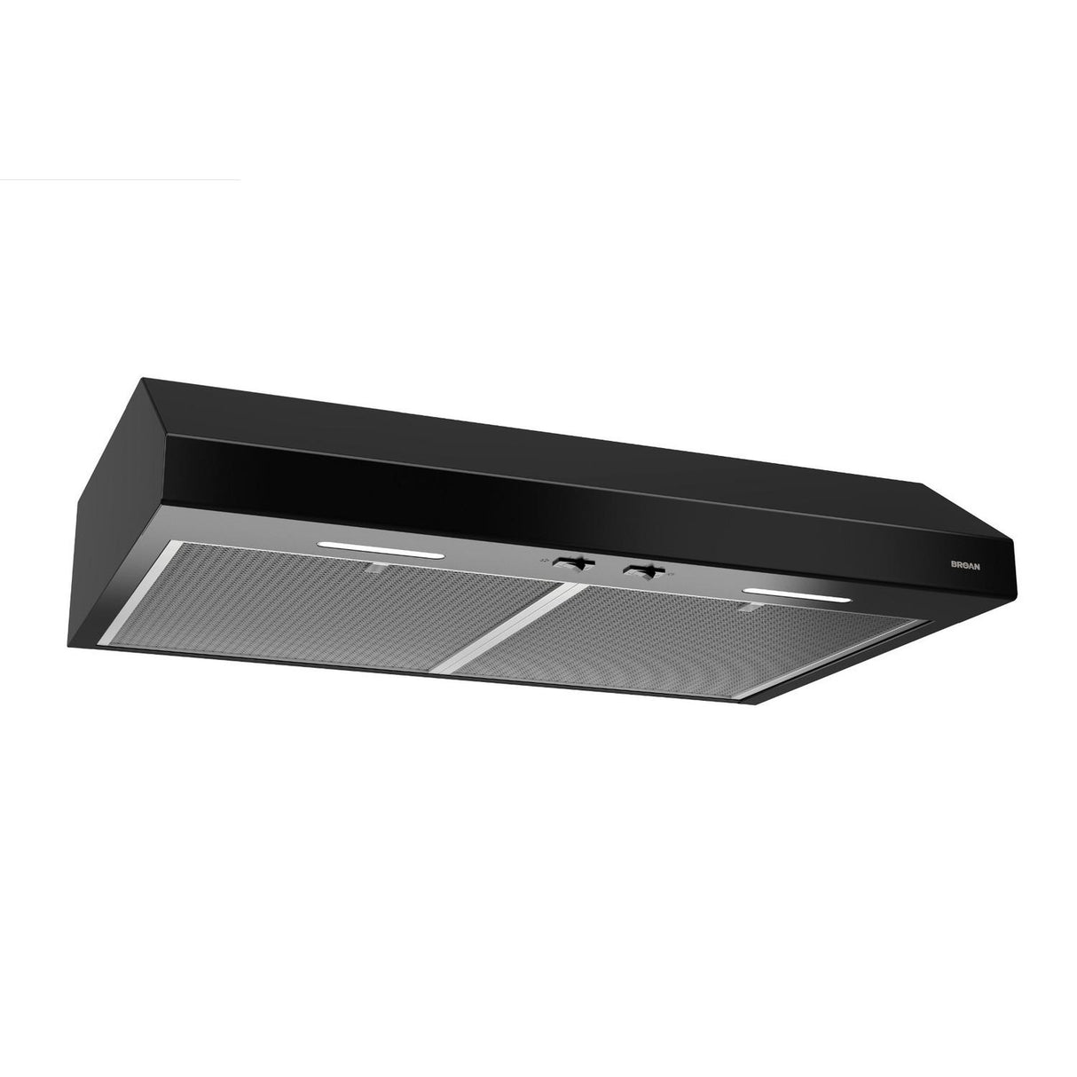 Broan(R) 24-Inch Convertible Under-Cabinet Range Hood, ENERGY STAR(R), 300 Max Blower CFM, Black - (BCSEK124BL)