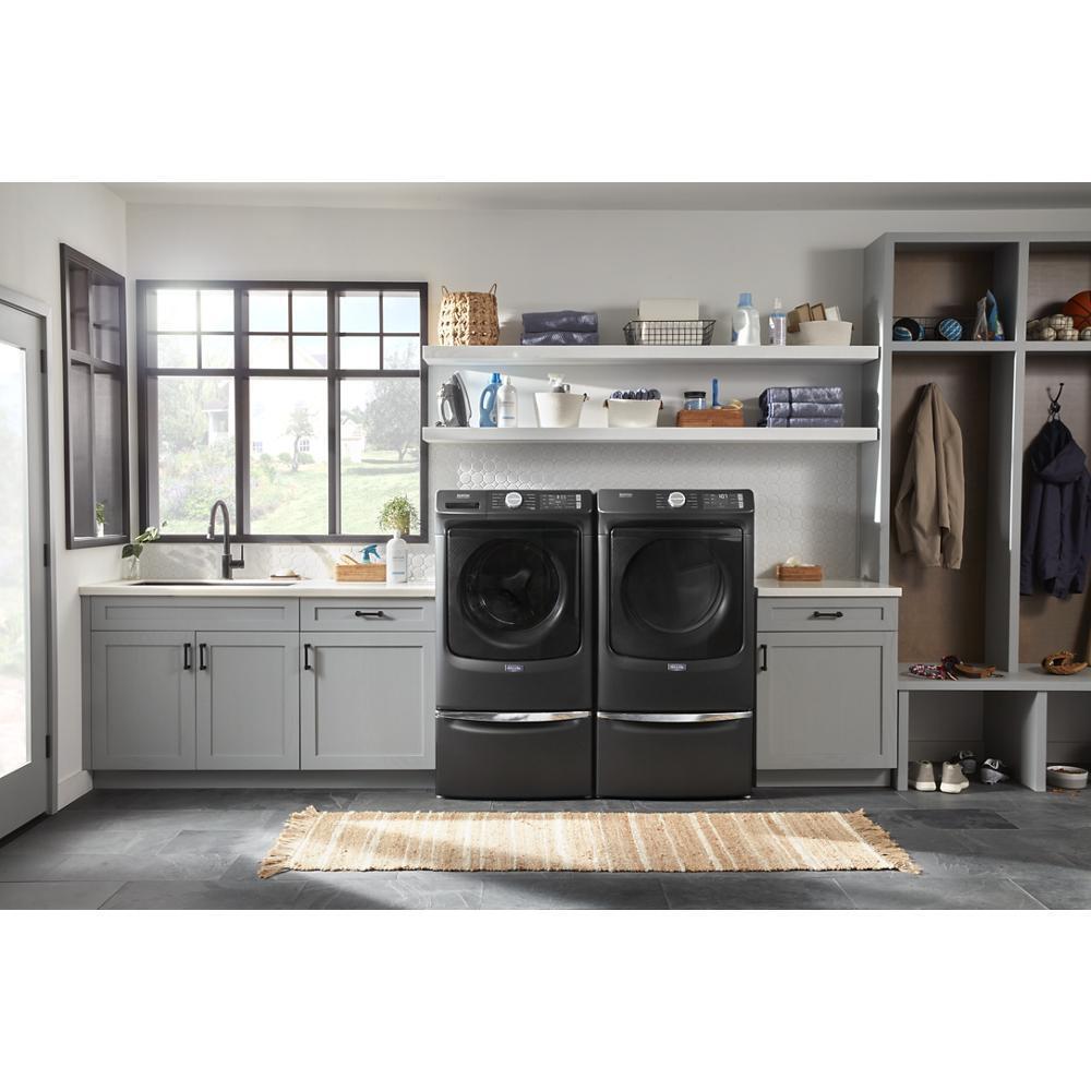 Front Load Electric Dryer with Extra Power and Quick Dry cycle - 7.3 cu. ft. - (MED5630MBK)