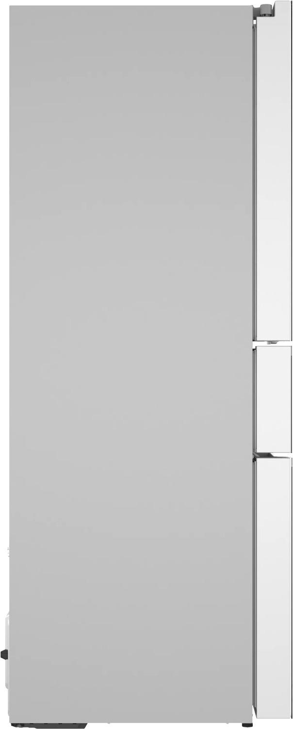 800 Series French Door Bottom Mount Refrigerator, Glass door 36" White - (B36CL81ENW)