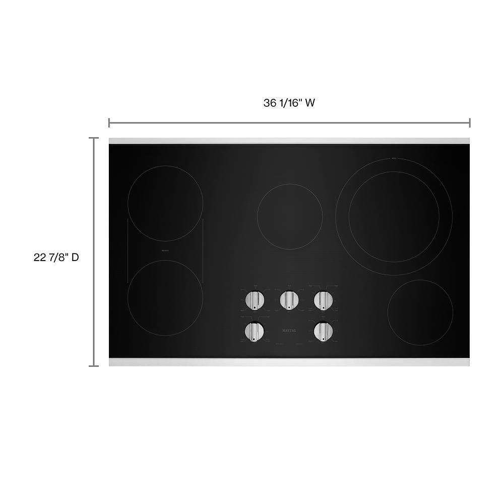 36-Inch Electric Cooktop with Reversible Grill and Griddle - (MEC8836HS)