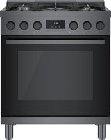 800 Series Gas Freestanding Range 30" Black Stainless Steel - (HGS8045UC)