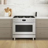 800 Series Gas Freestanding Range 36" Stainless Steel - (HGS8655UC)